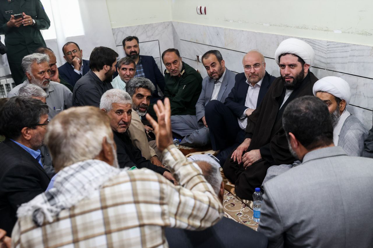 دیدار قالیباف با جمعی از رزمندگان