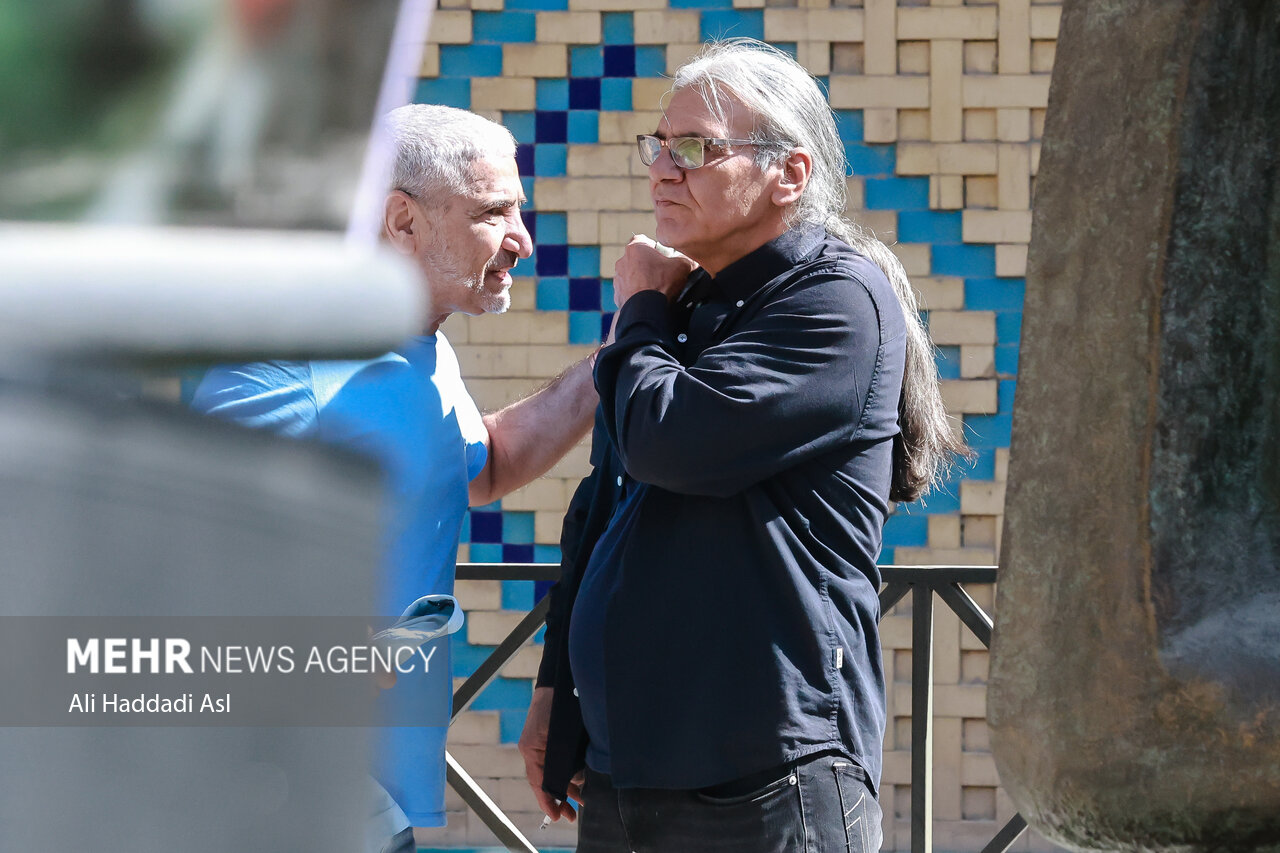 مراسم تشییع پیکر محمد کاسبی