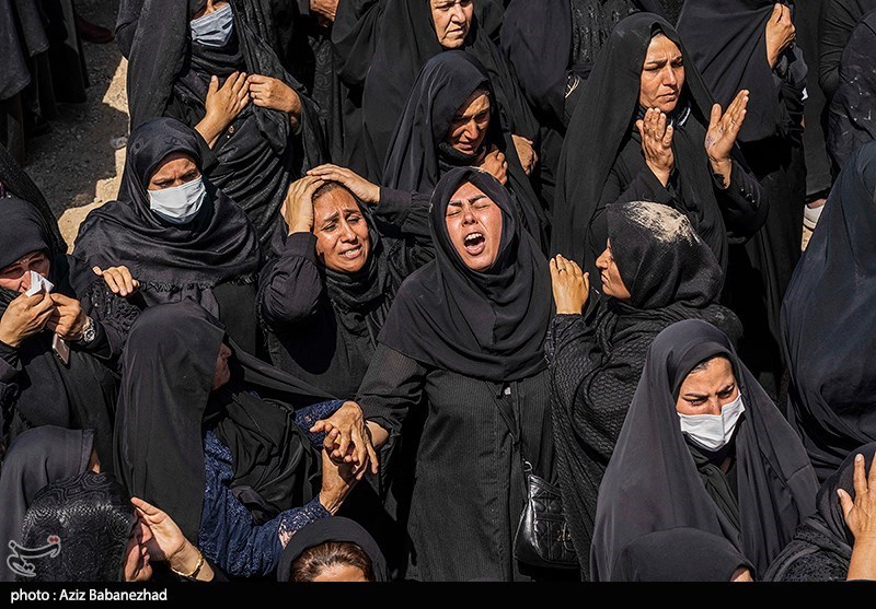 تشییع شهید مدافع امنیت فرید کرم پور - خرم آباد