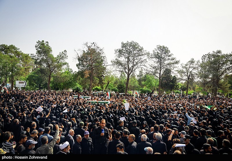 تشییع پیکر سردار شهید امیر علی حاجی زاده