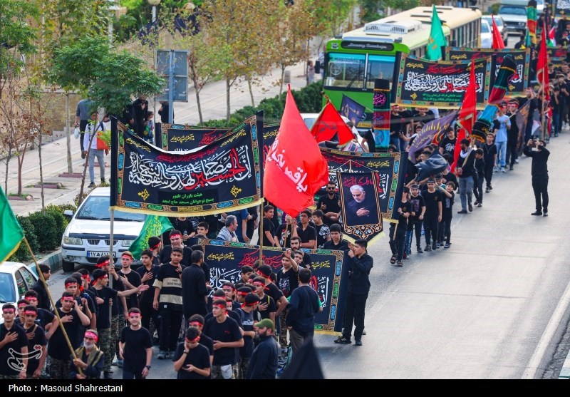 دسته عزاداری هیئت نوجوانان بسیجی تهران