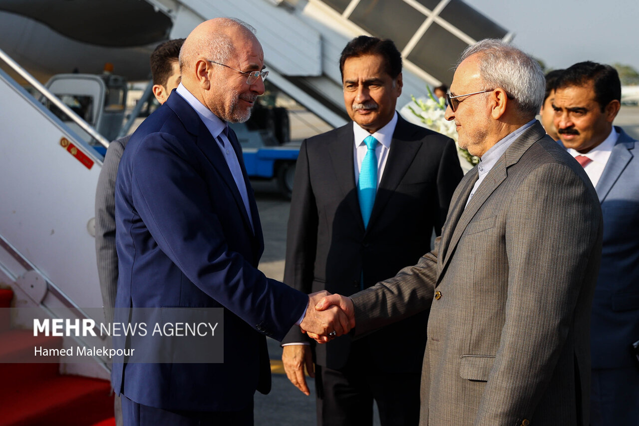 اولین روز سفر رئیس مجلس به پاکستان