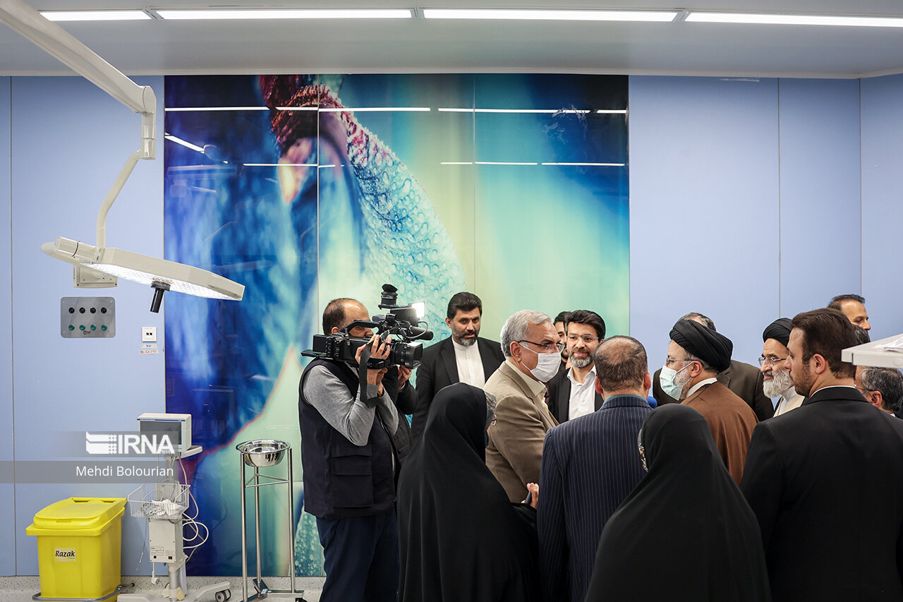 افتتاح بیمارستان هوشمند حضرت مهدی