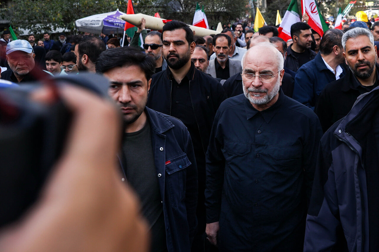 سخنرانی قالیباف در مراسم یوم‌الله ۱۳ آبان