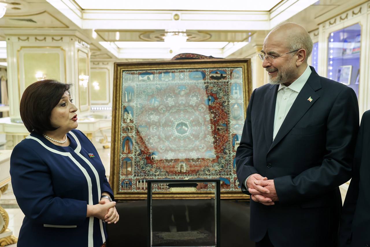 دیدار رئیس مجلس ملی جمهوری آذربایجان با قالیباف در باکو