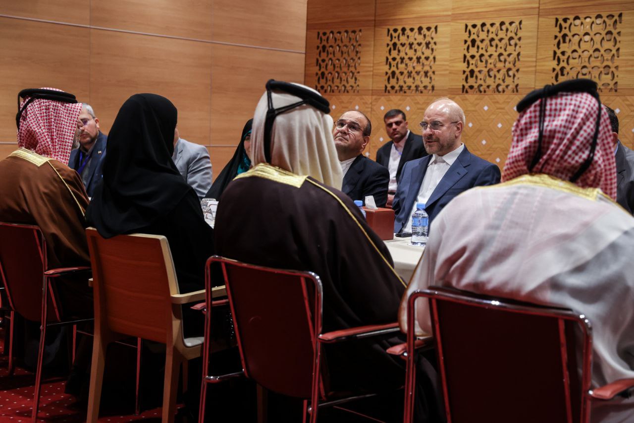  دیدار نایب‌رئیس مجلس قطر با محمدباقر قالیباف