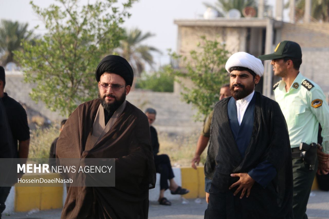  راهپیمایی عزاداران توکهور و هشتبندی در سوگ امام صادق(ع)