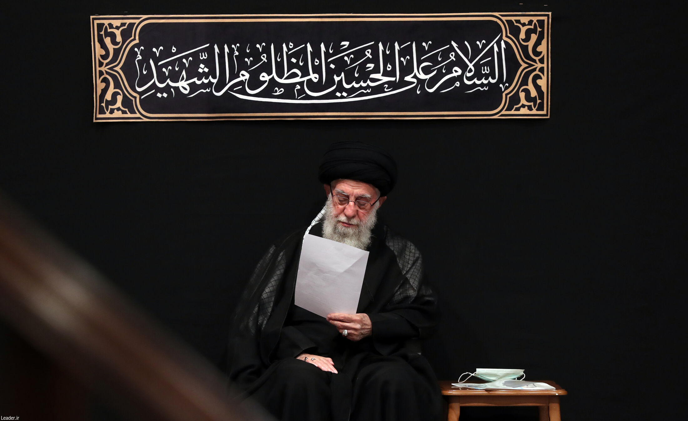 مراسم عزاداری هئیت‌های دانشجویی با حضور رهبر انقلاب