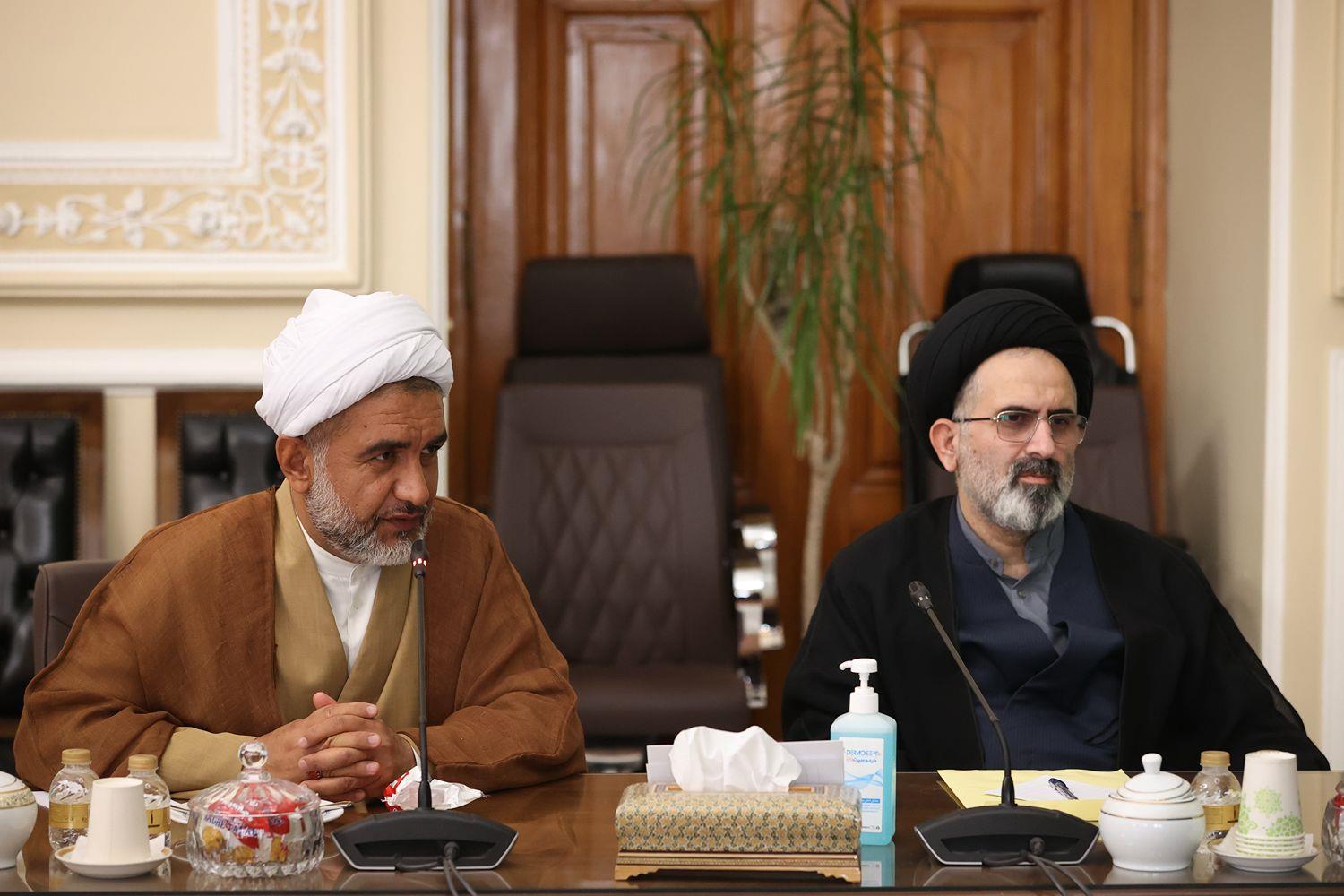 دیدار علماء، مدیران اجرایی و نماینده شهرستان‌های مسجد سلیمان، لالی، اندیکا و هفتکل با قالیباف