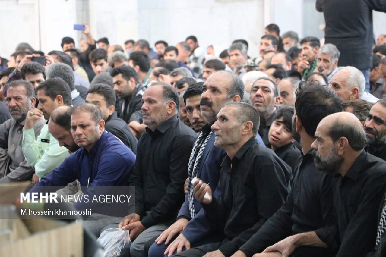 مراسم تشییع شهدای حادثه تروریستی دامن در شهر زابل