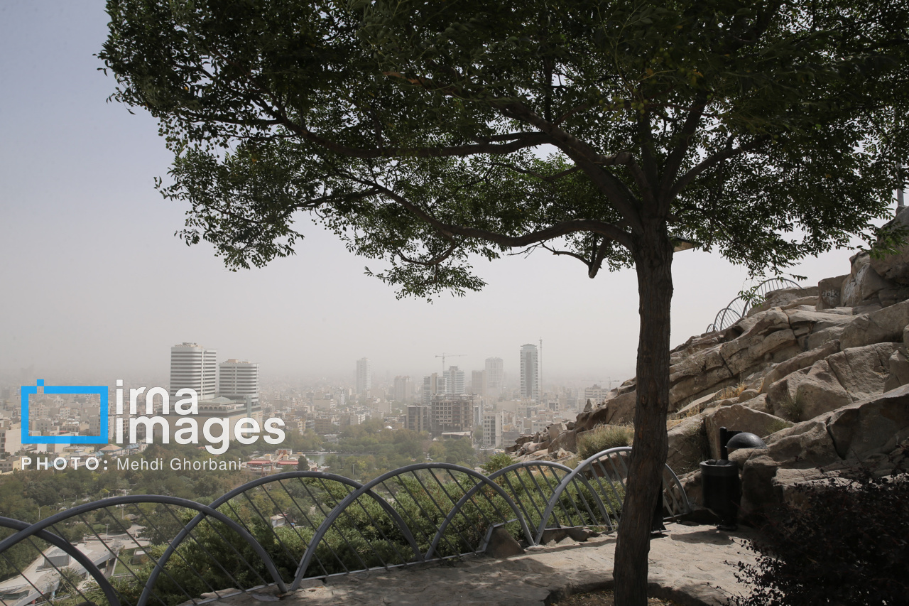 گرد و غبار در آسمان مشهد