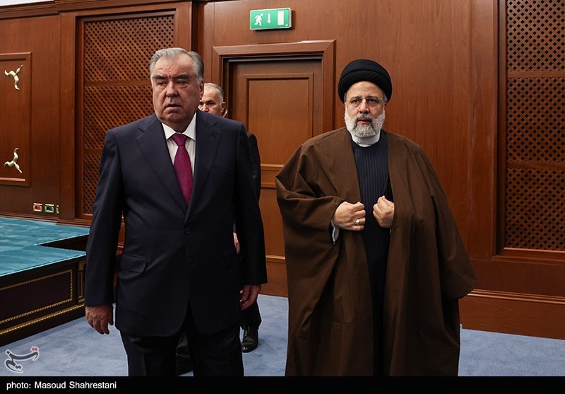 نشست خبری مشترک روسای جمهور ایران و تاجیکستان