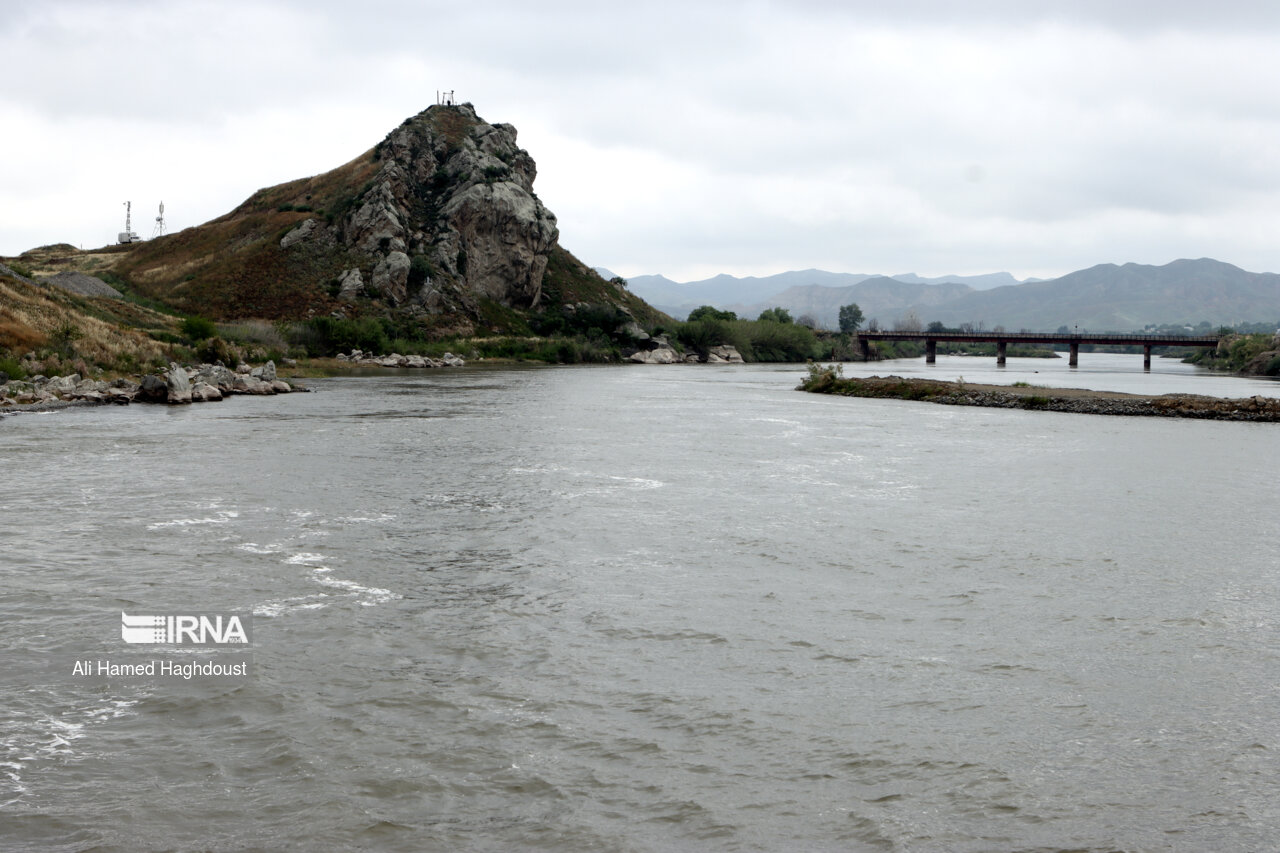 تصاویر افتتاح سد «قیز قلعه سی»