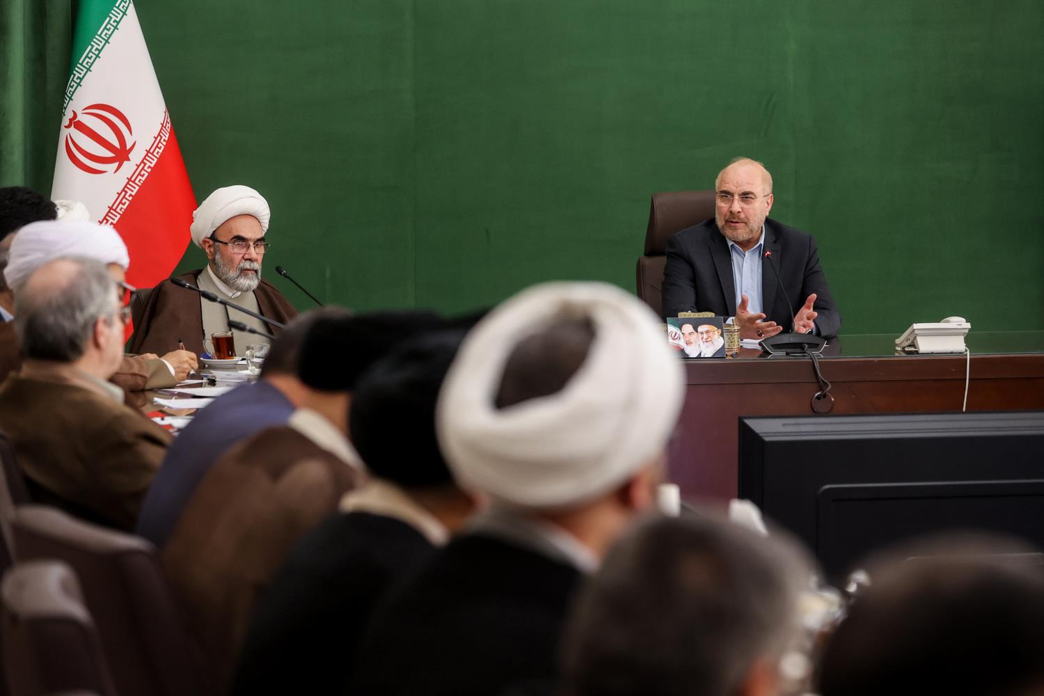 دیدار رئیس و اعضای شورای هماهنگی تبلیغات اسلامی با قالیباف