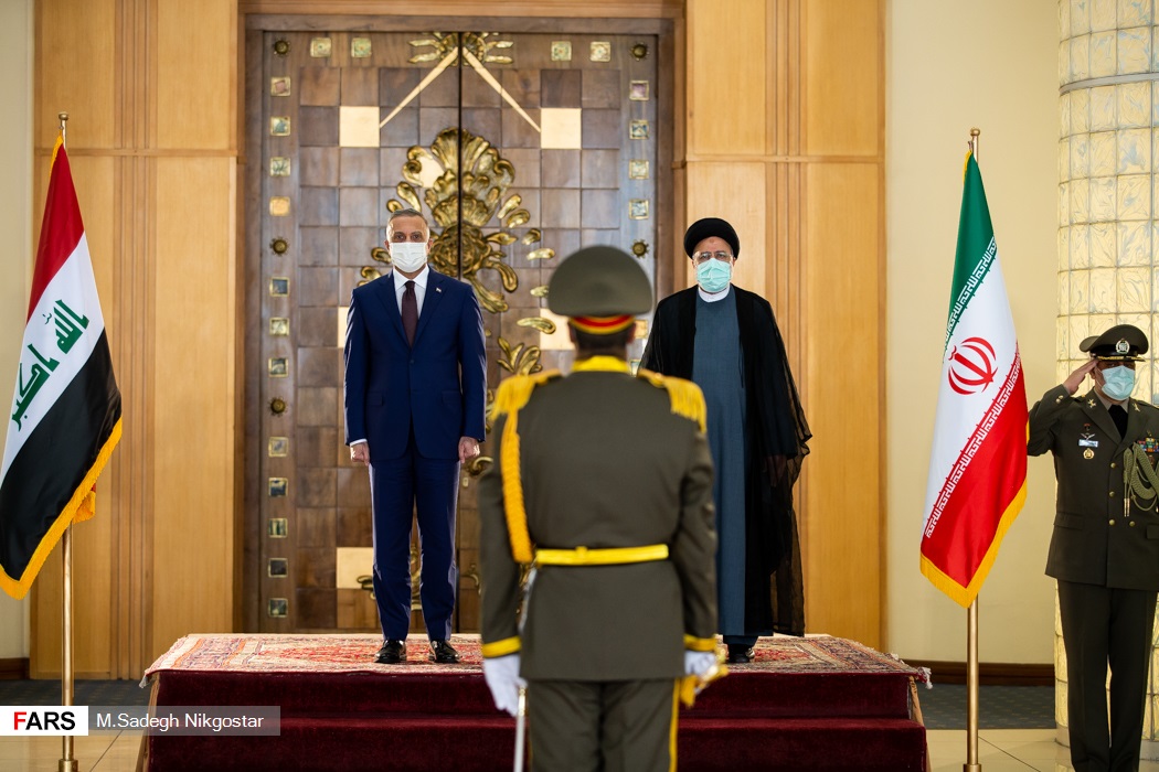 استقبال رسمی رئیس جمهور از نخست وزیر عراق