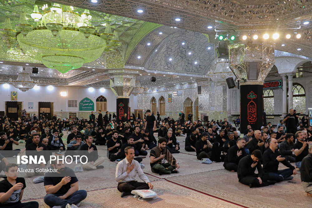 عزاداری شب پنجم محرم - حرم شاه عبدالعظیم (ع)
