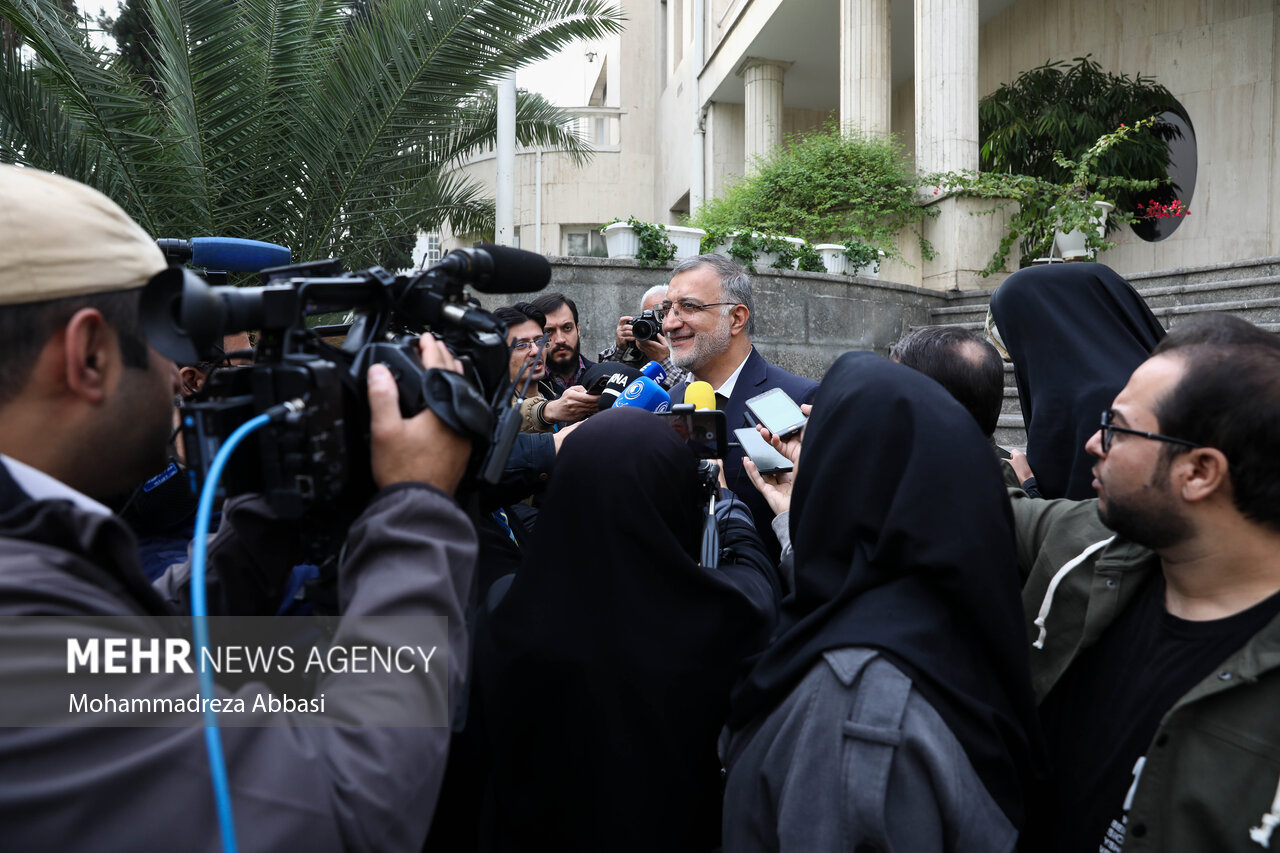 وزرای رئیسی در حاشیه جلسه هیات دولت