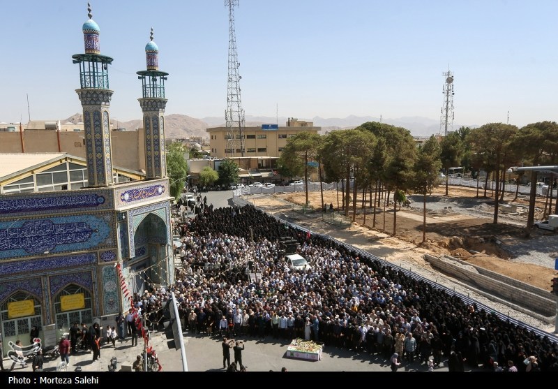 تشییع ۳ شهید حمله رژیم صهیونیستی در نجف آباد اصفهان