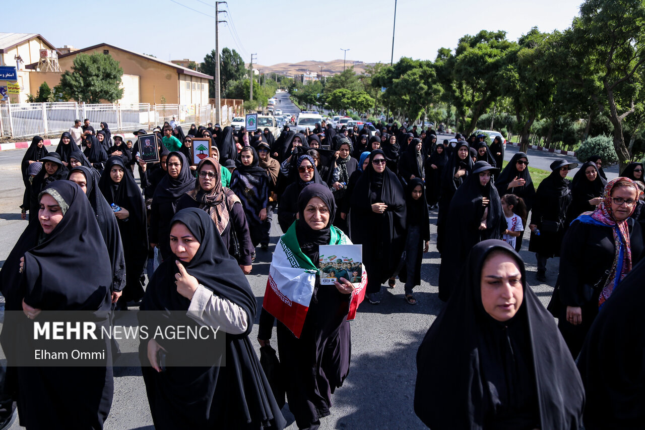 مراسم جاماندگان اربعین در استان‌ها