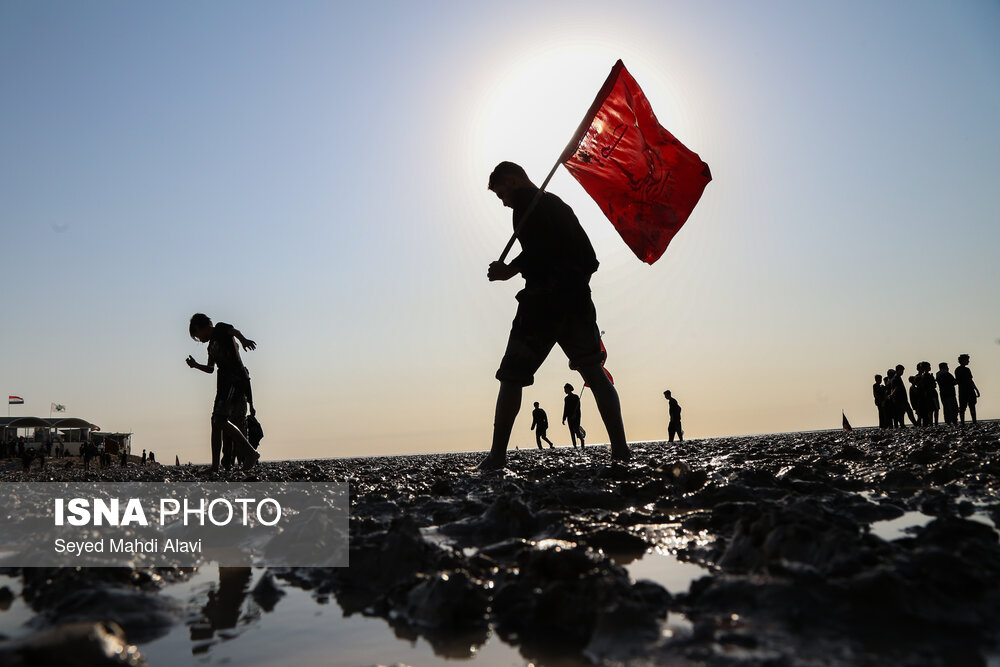 آغاز پیاده روی زائران اربعین از مسیر «رأس‌البیشه» عراق