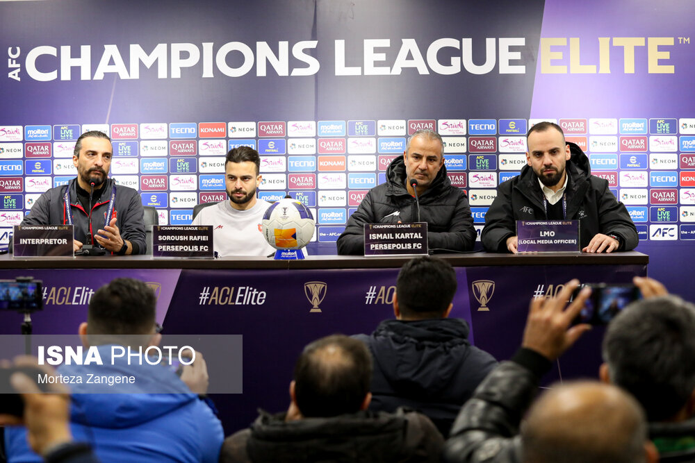 تمرین تیم پرسپولیس پیش از بازی با النصر