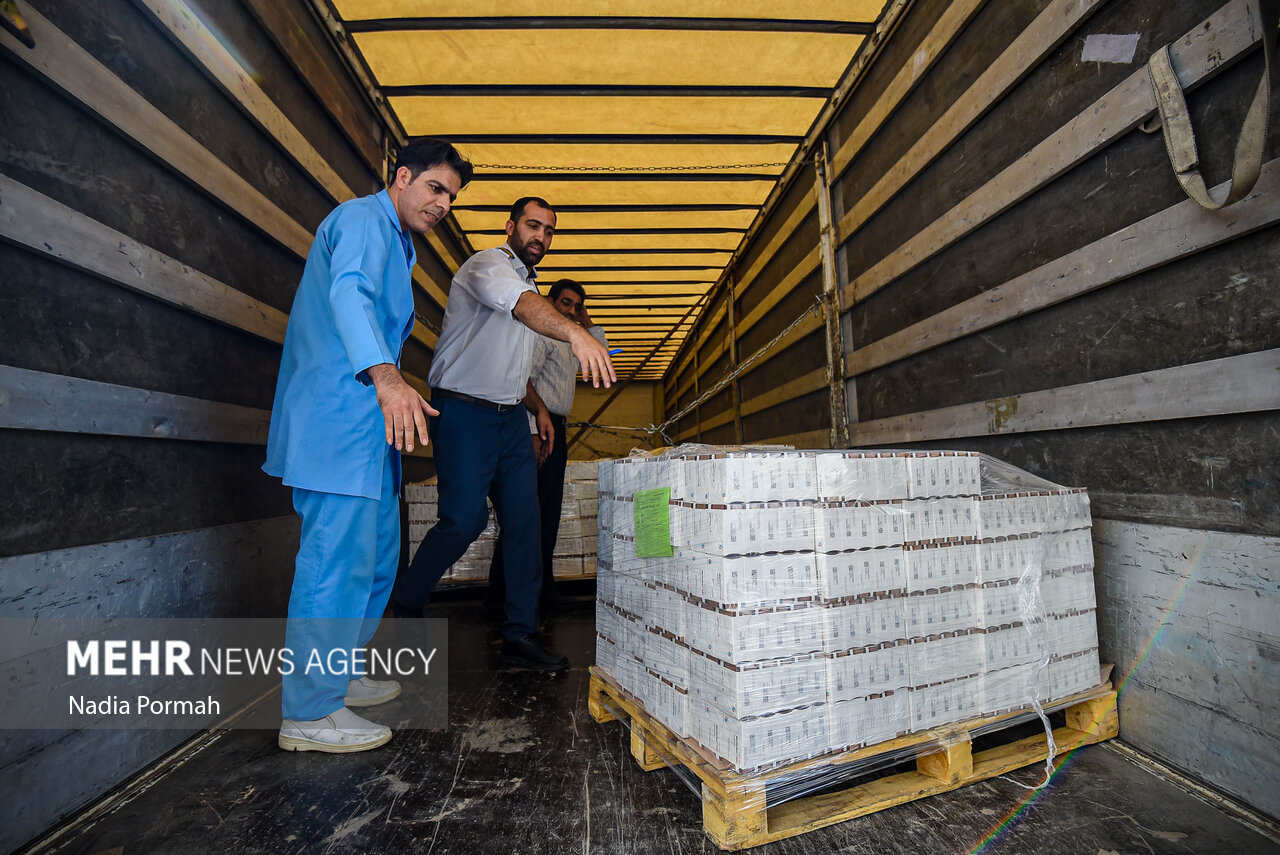 ارسال محموله دارویی بشر دوستانه به لبنان