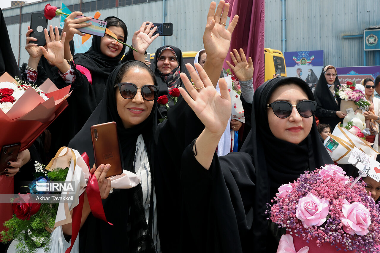 استقبال از ناو گروه ۸۶ ارتش در بندرعباس