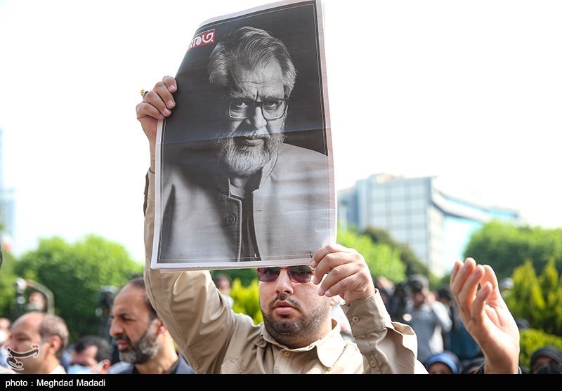 مراسم تشییع نادر طالب زاده