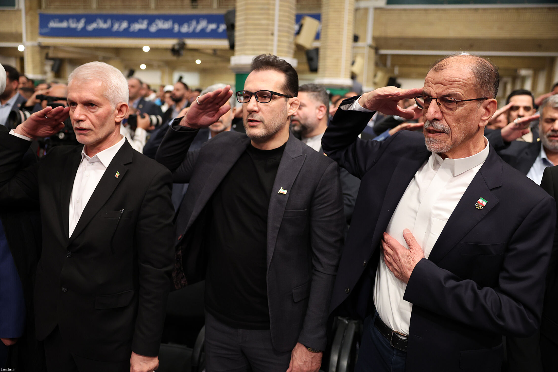 تصاویری از دیدار مدال‌آوران ورزشی و علمی با رهبر انقلاب