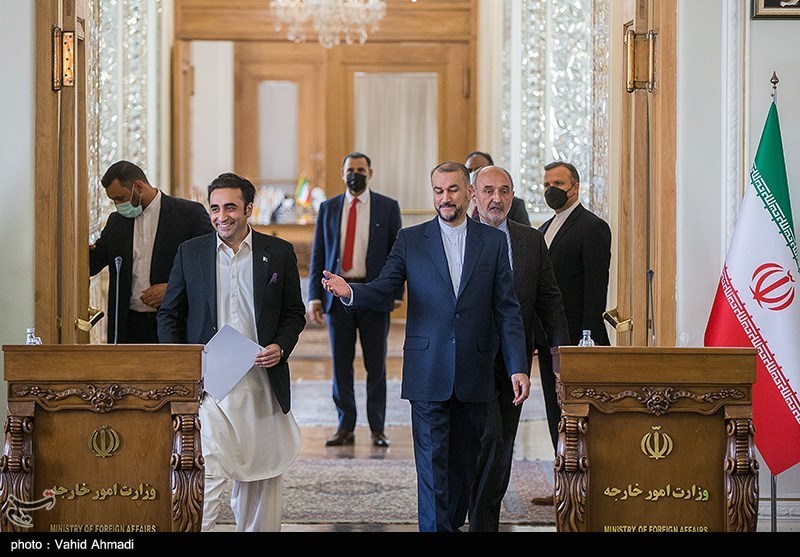 دیدار وزرای خارجه ایران و پاکستان