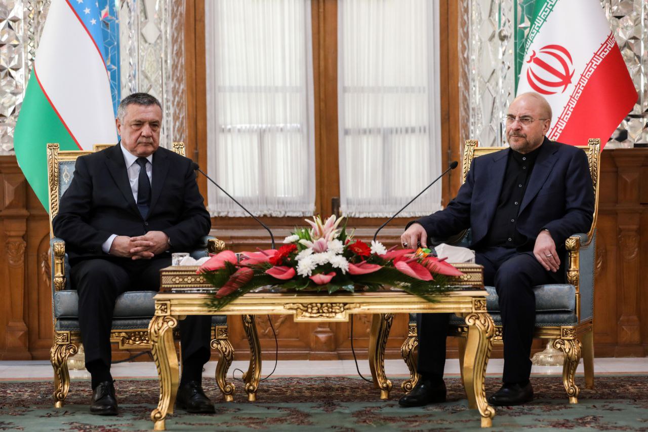 دیدار و گفت‌وگوی قالیباف و نورالدین اسماعیل‌اف