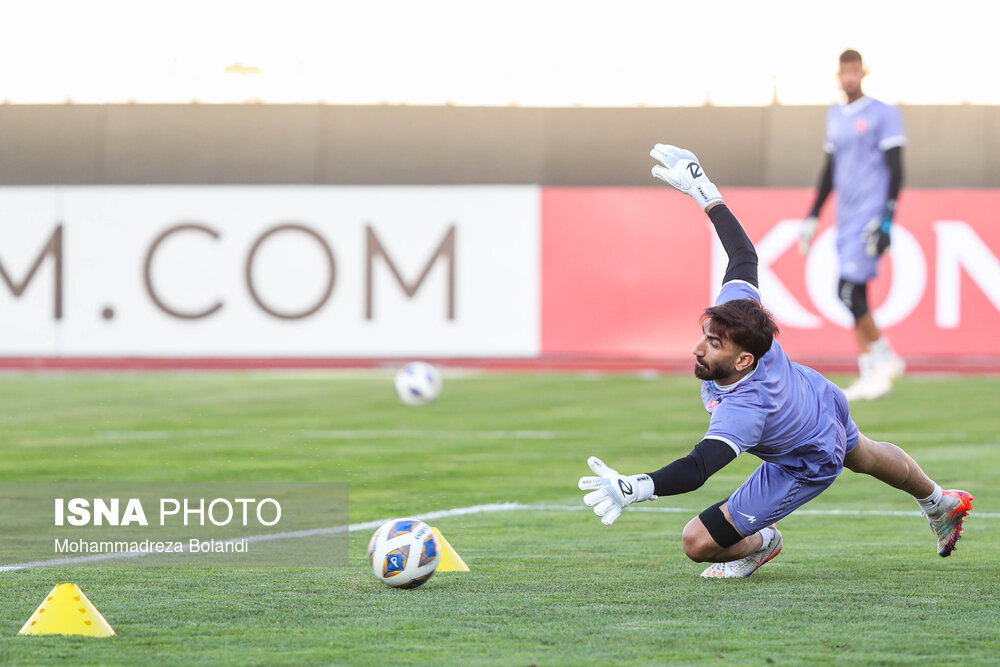 تمرین و نشست خبری تیم فوتبال پرسپولیس پیش از دیدار با النصر عربستان