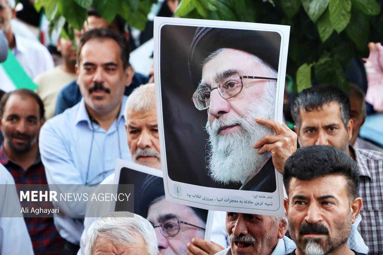 تجمع مردمی حمایت از عملیات «بشارت فتح» در ارومیه