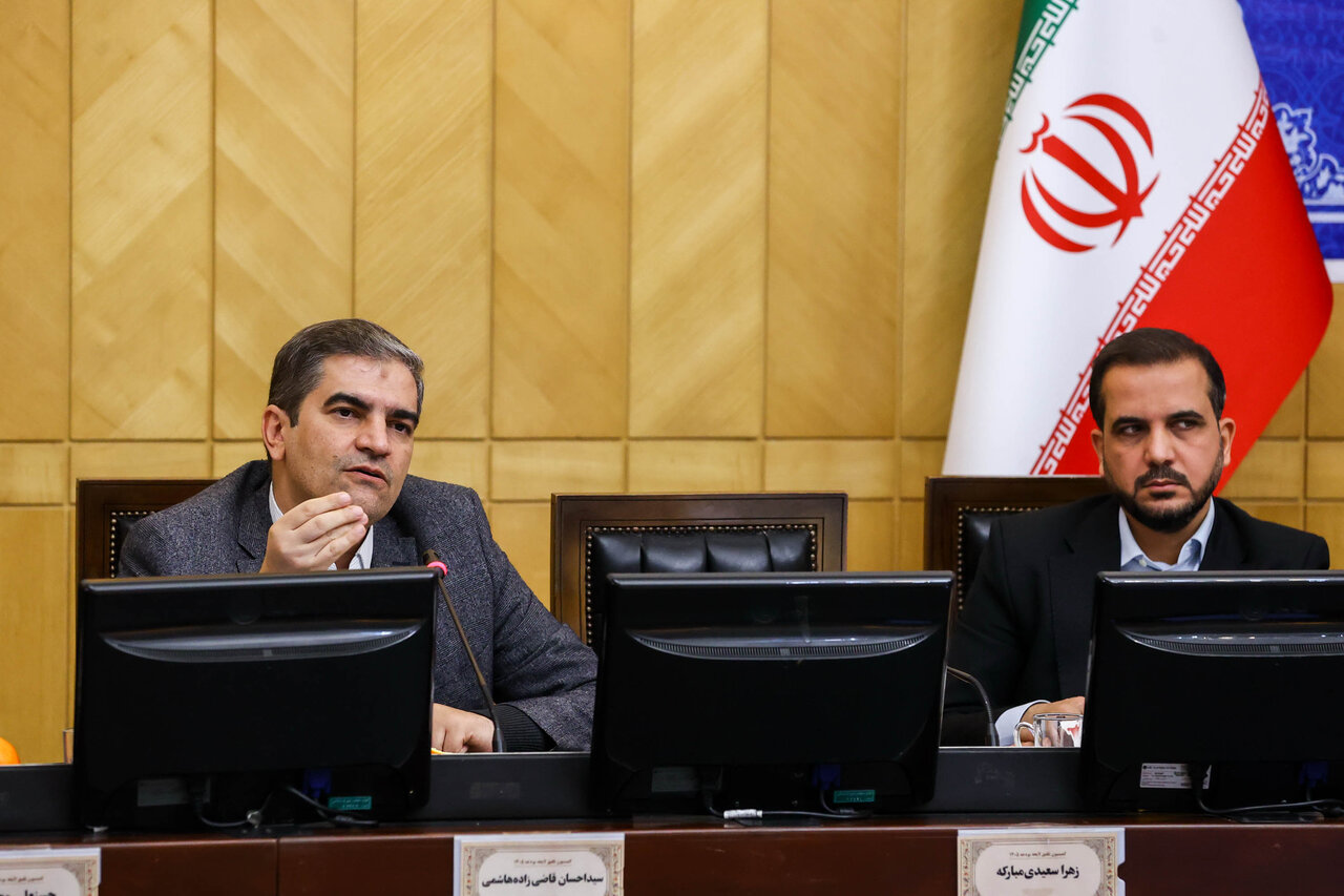 نشست اعضای کمیسیون تلفیق با رئیس مجلس