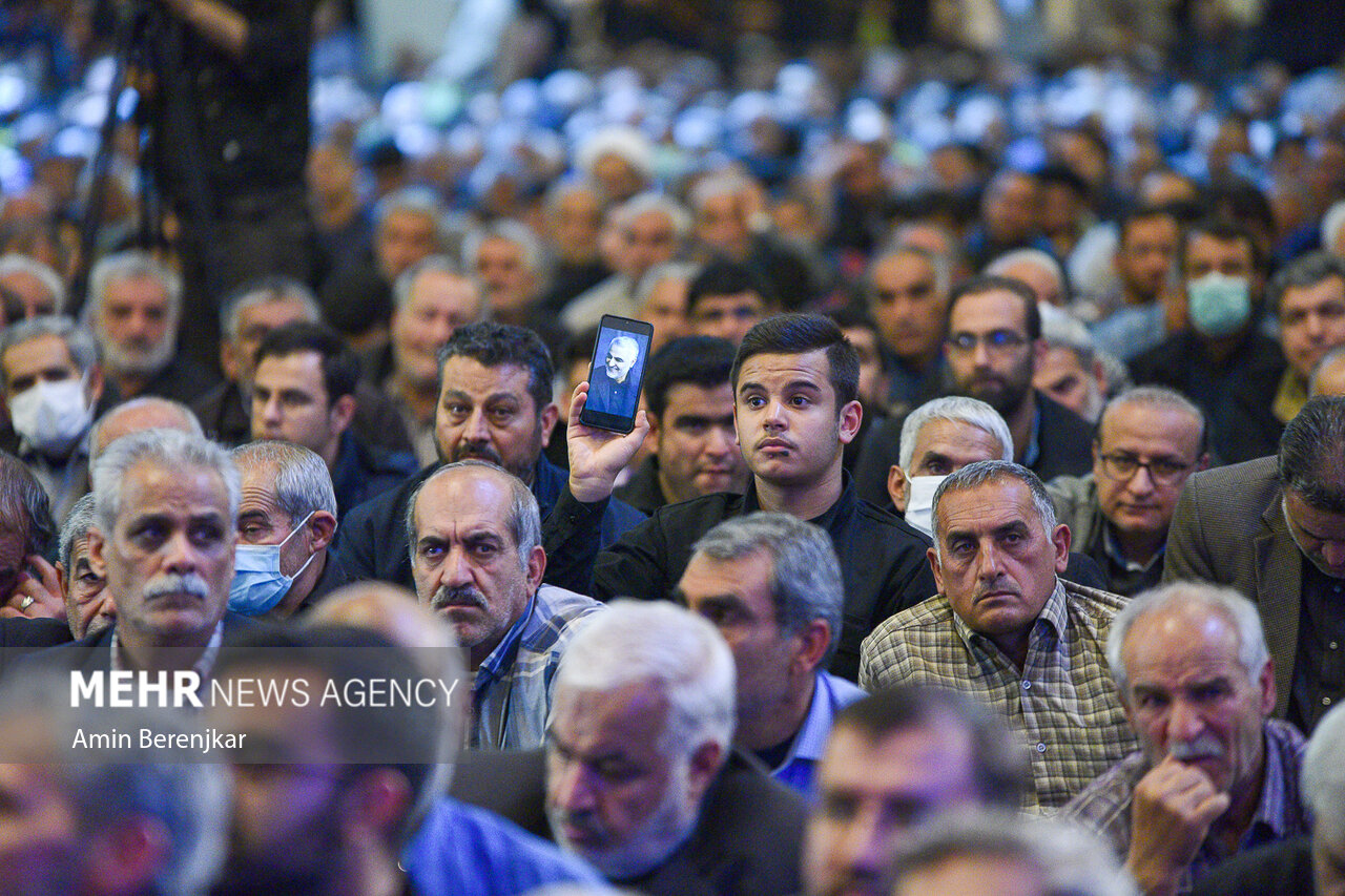 مراسم چهلمین روز شهدای شاهچراغ(ع) با حضور رئیس مجلس