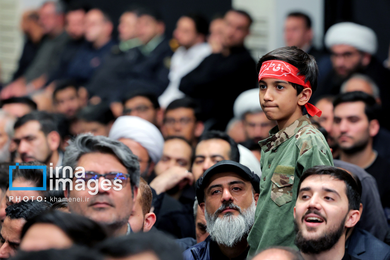 دومین شب عزاداری ایام فاطمیه با حضور رهبر انقلاب