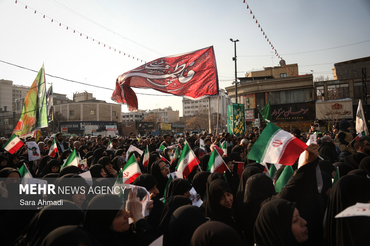تشییع پیکر مطهر جانباز شهید مدافع امنیت «مهدی ظریف»