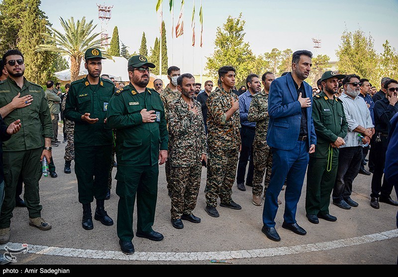 مراسم استقبال از پیکر سردار شهید غیب پرور 