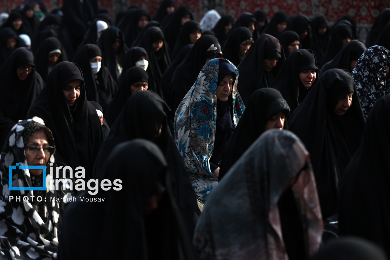  اقامه نماز باران حرم حضرت عبدالعظیم حسنی (ع)