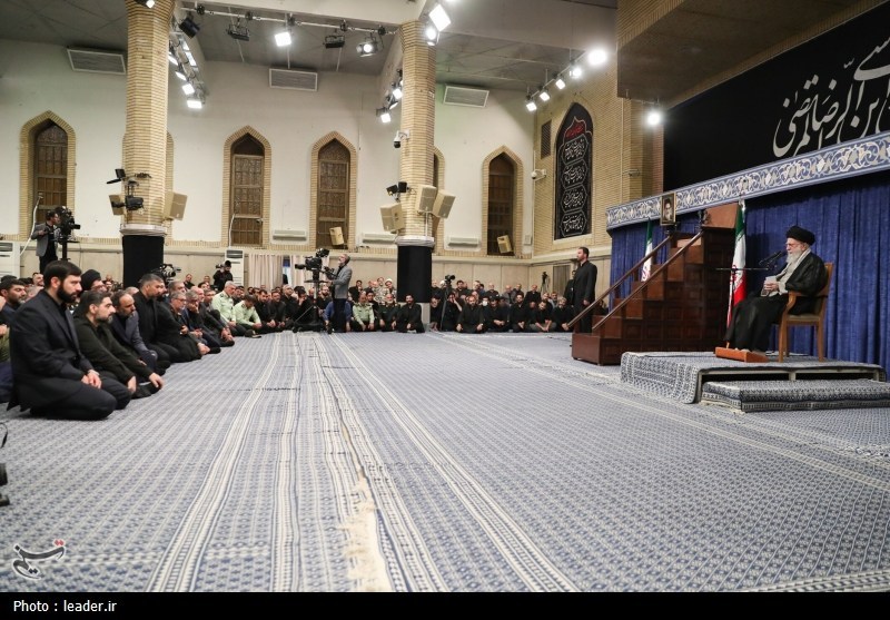 عزاداری شهادت امام رضا (ع) با حضور رهبر معظم انقلاب