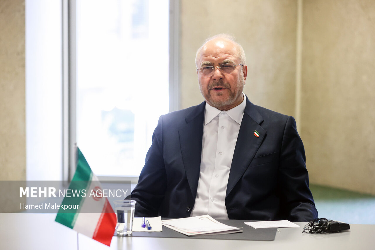 اولین روز سفر رئیس مجلس به ژنو