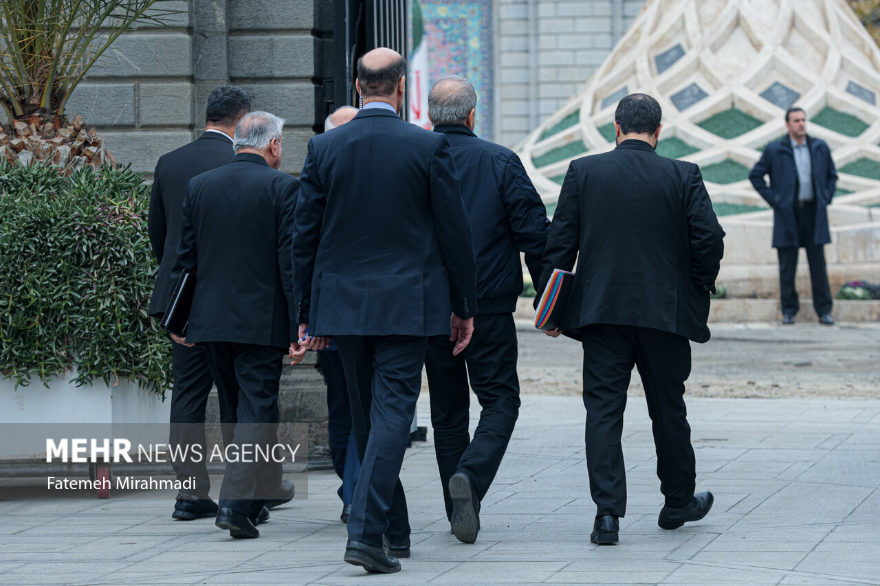 حاشیه جلسه هیئت دولت