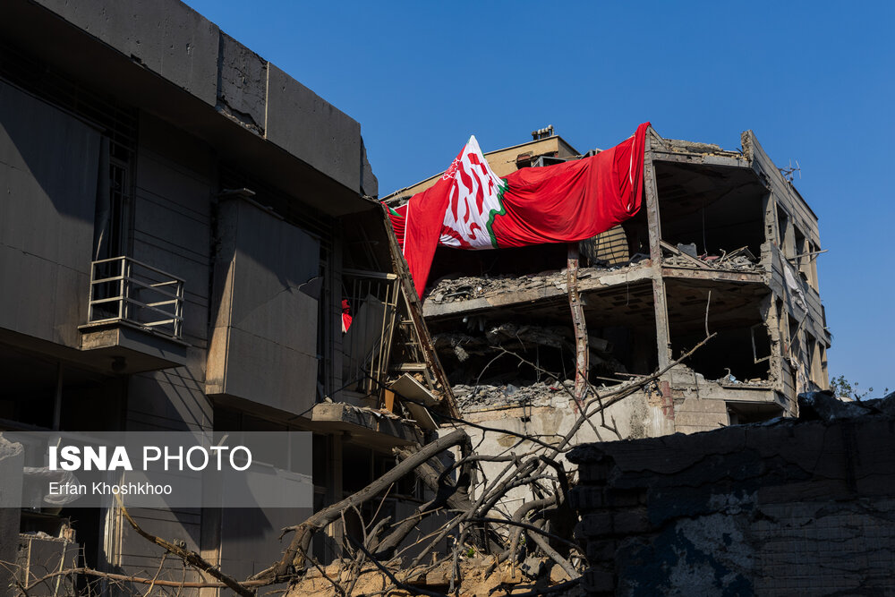 منازل مسکونی خسارت دیده منطقه ۴ تهران در جنگ تحمیلی ۱۲ روزه