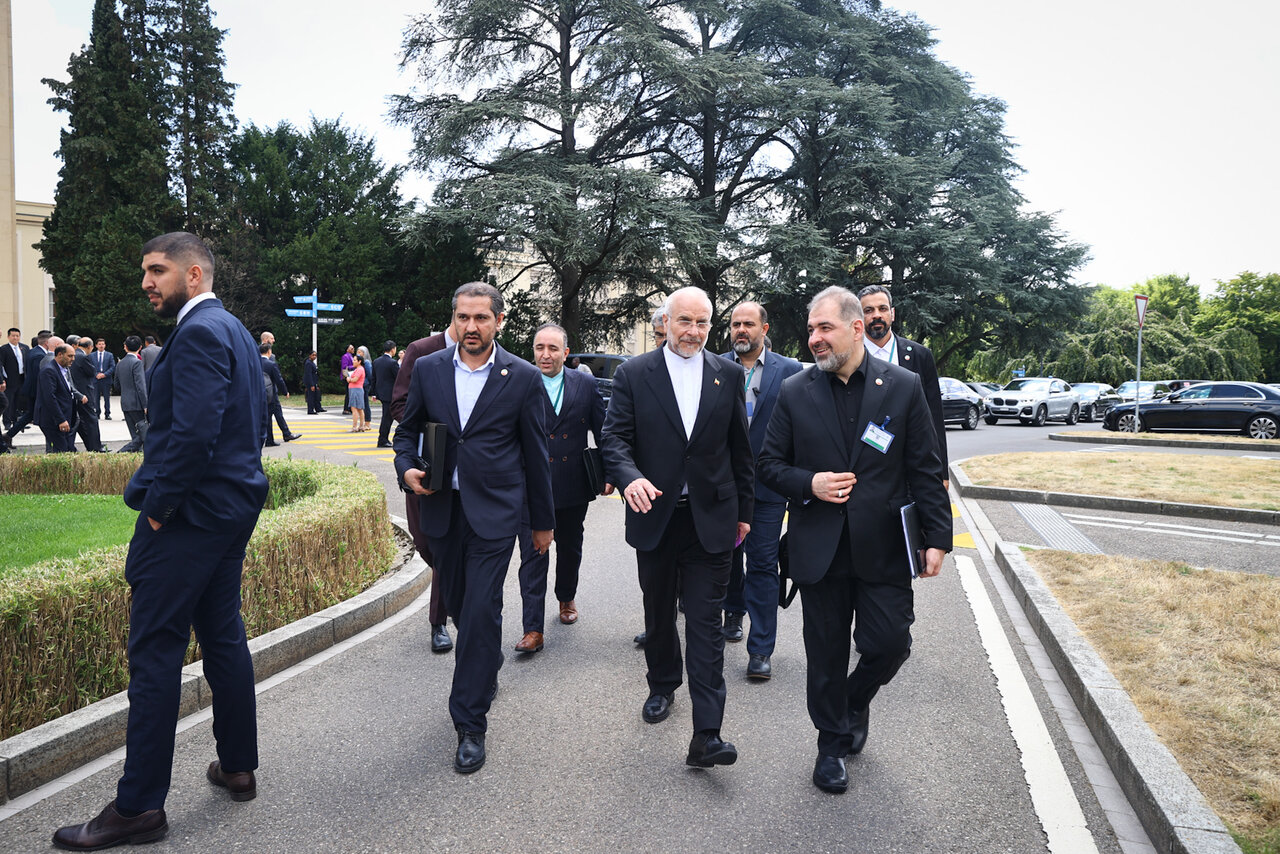 عکس یادگاری رؤسای مجالس جهان در ژنو