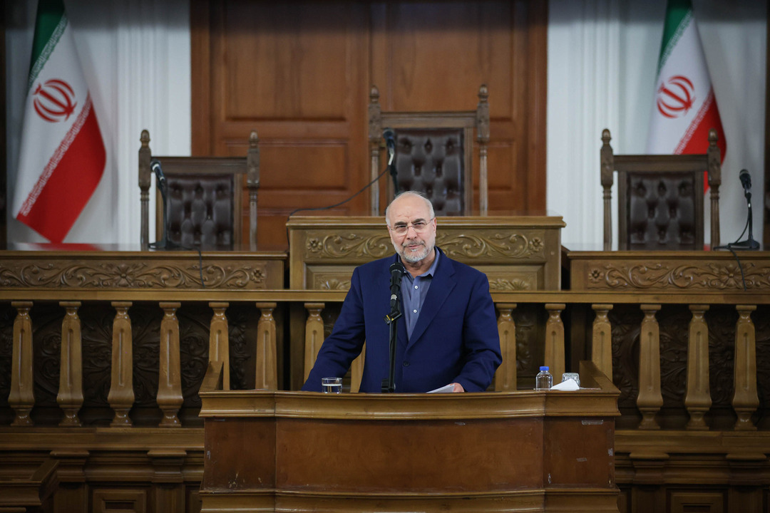 حضور و سخنرانی قالیباف در نشست هوش مصنوعی