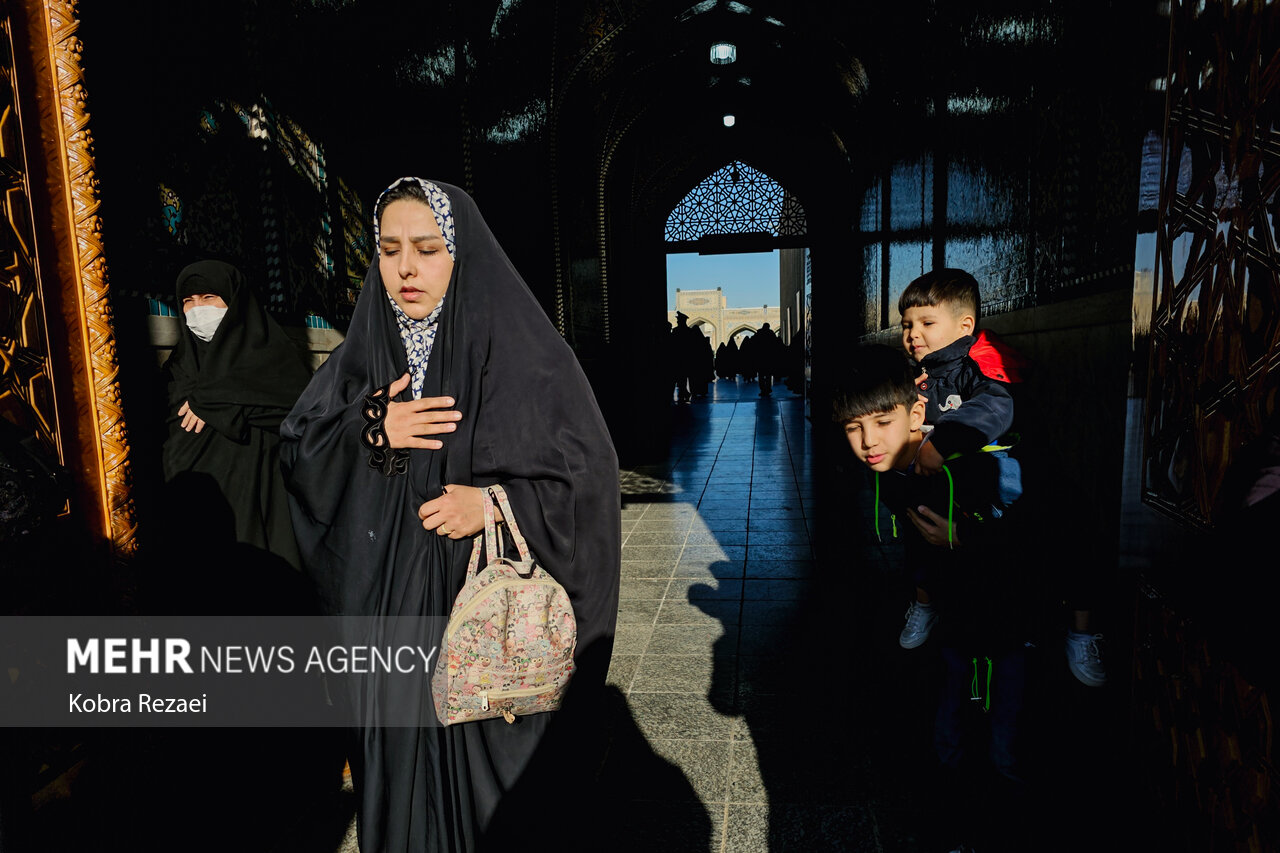 حال و هوای حرم امام رضا (ع) در روز میلاد امام جواد (ع)