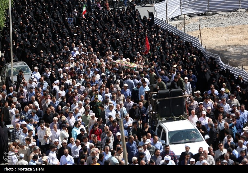 تشییع ۳ شهید حمله رژیم صهیونیستی در نجف آباد اصفهان