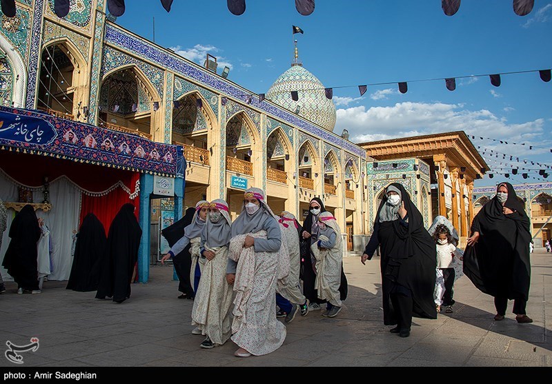 جشن روزه اولی ها در حرم مطهر حضرت شاهچراغ (ع)