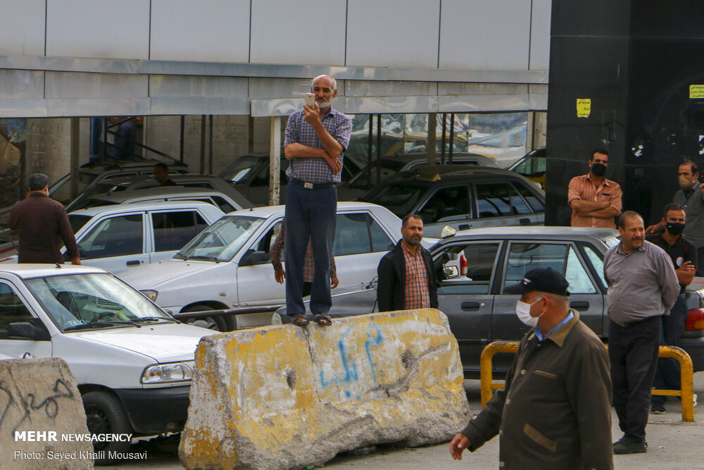 مانور خودرویی «هشدار کرونا»