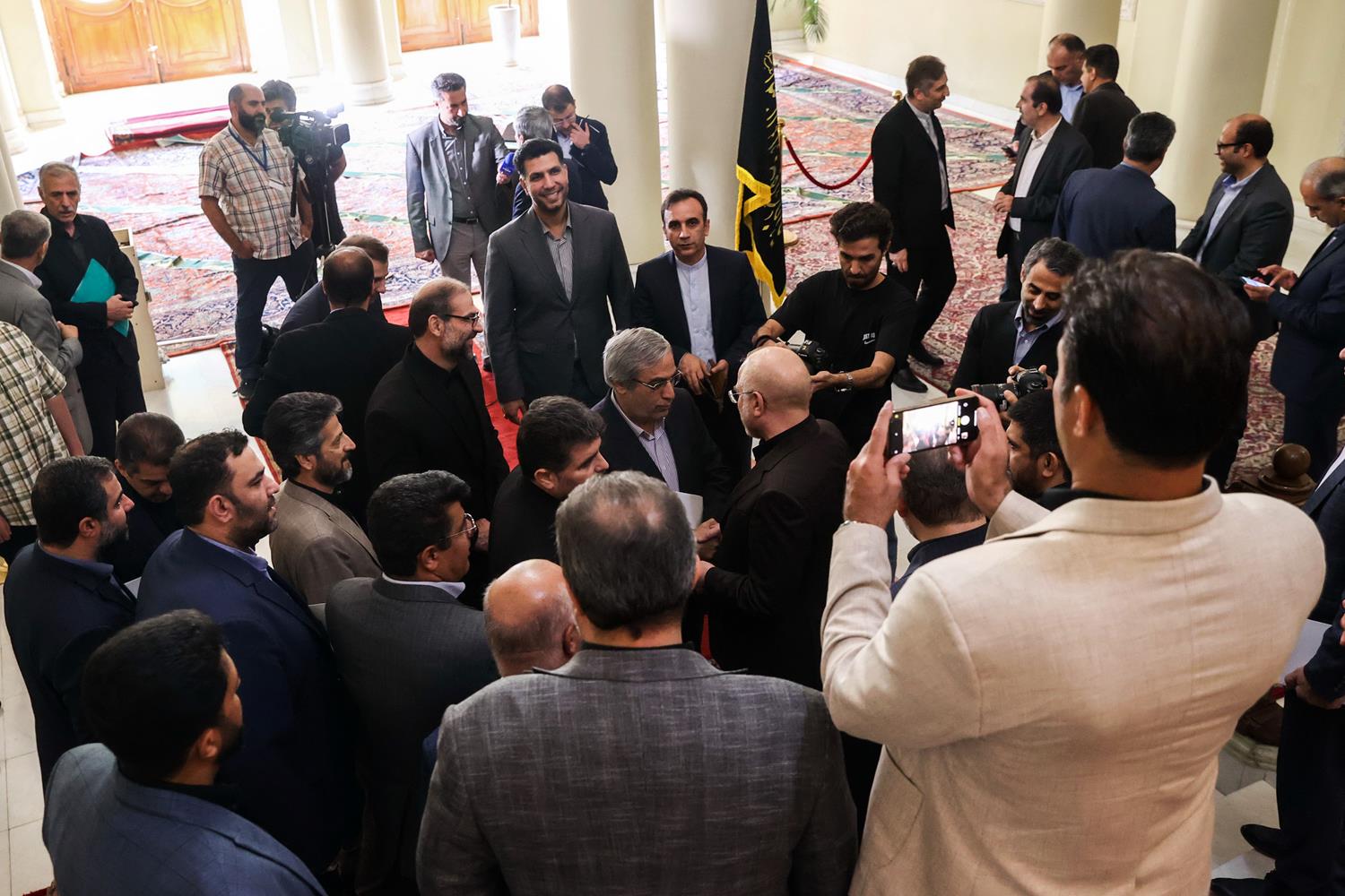 دیدار رؤسای فدراسیون‌های ورزشی با قالیباف